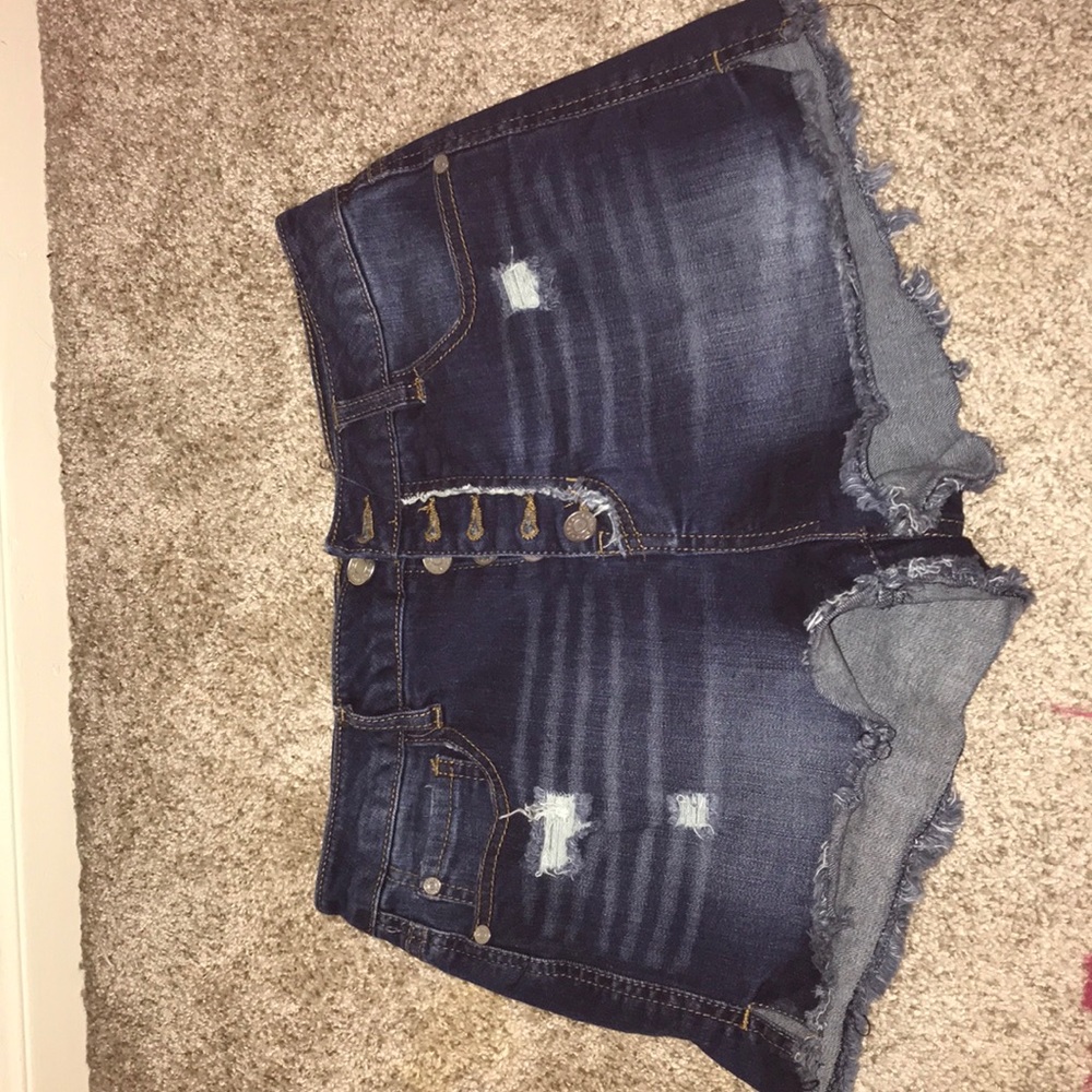denim shorts